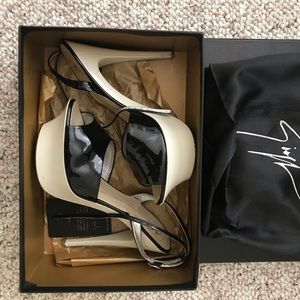 Giuseppe Zanotti Leather/Acrylic Platform